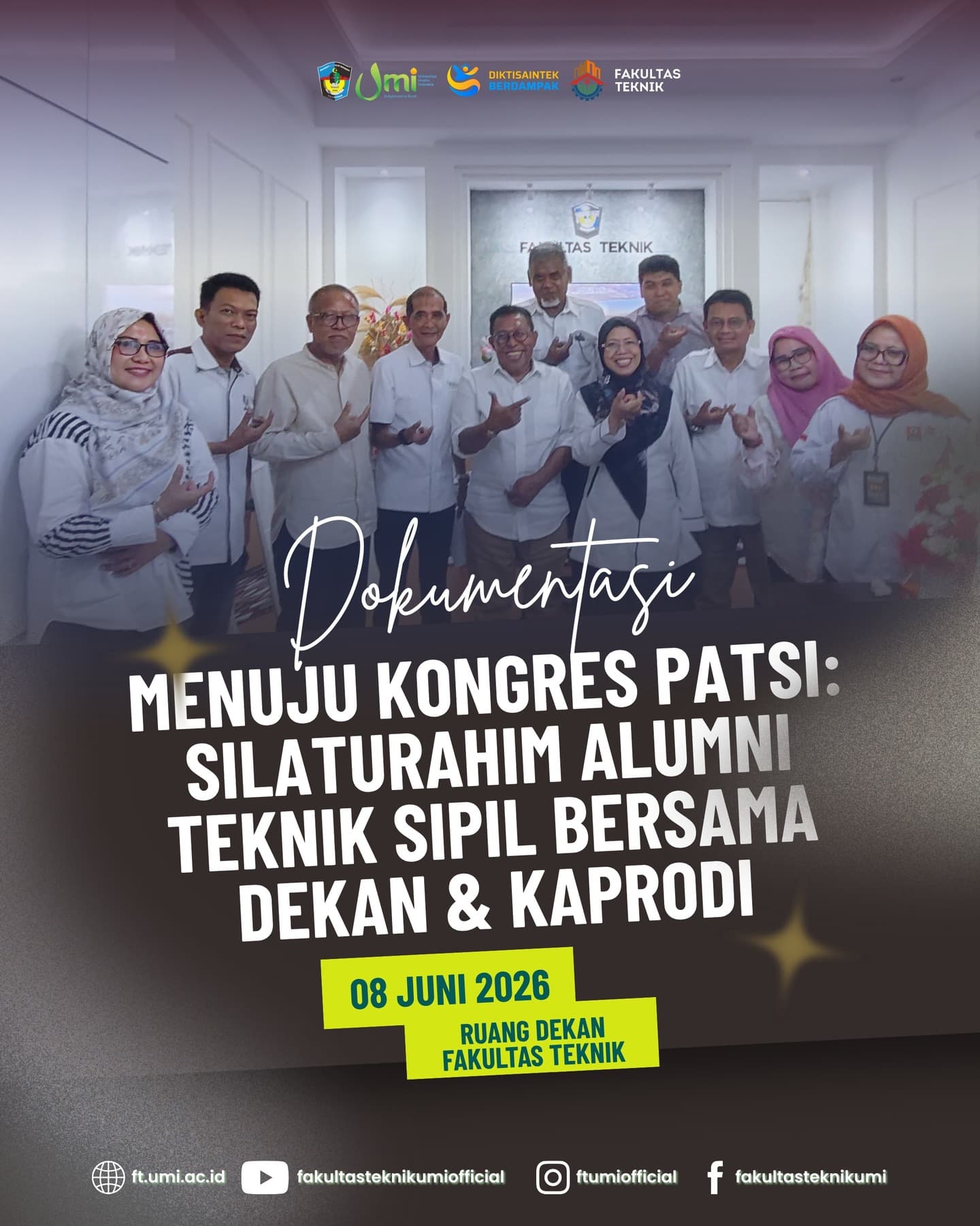Kongres II PATSI UMI Digelar 13 Juni 2026
